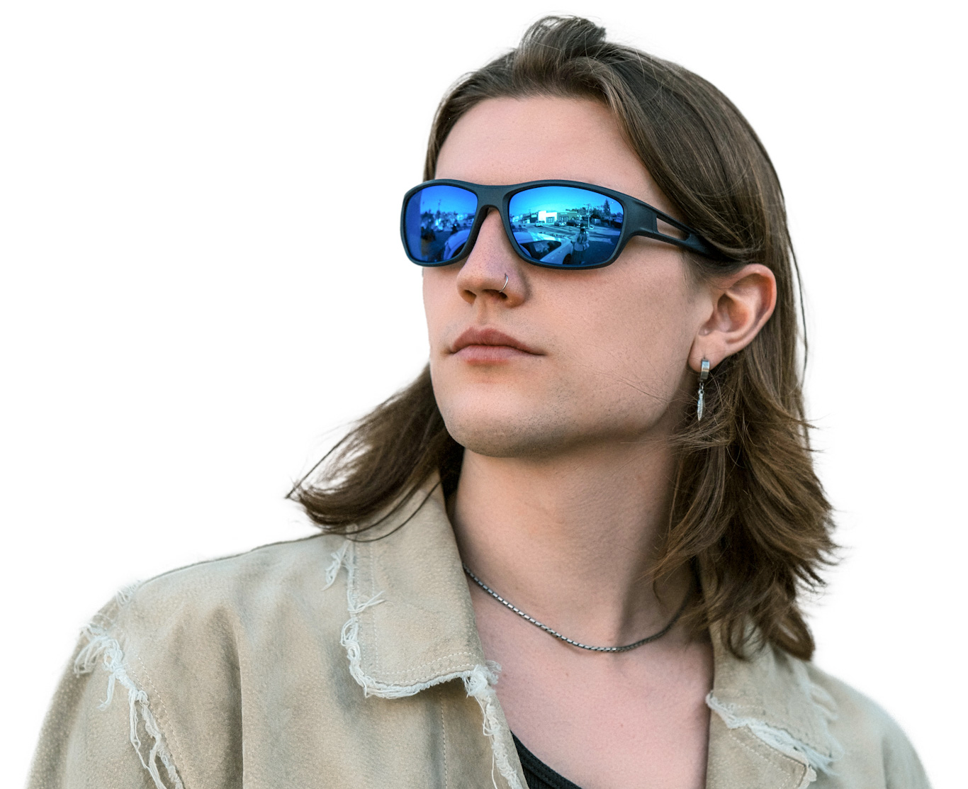 Matrix Salem Prescription Safety Glasses Blue - ANSI Z87.1 Certified - Construction, Industrial or Tactical Glasses - Image 10