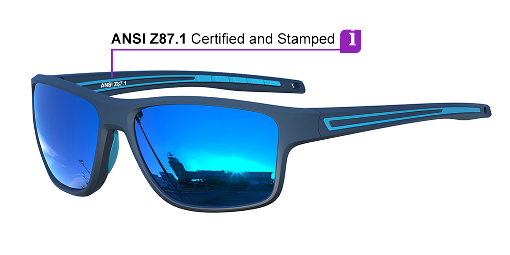 Matrix Chinook Prescription Sports Sunglasses Blue For Men and Women - Cycling, Baseball and Running Glasses - Image 8