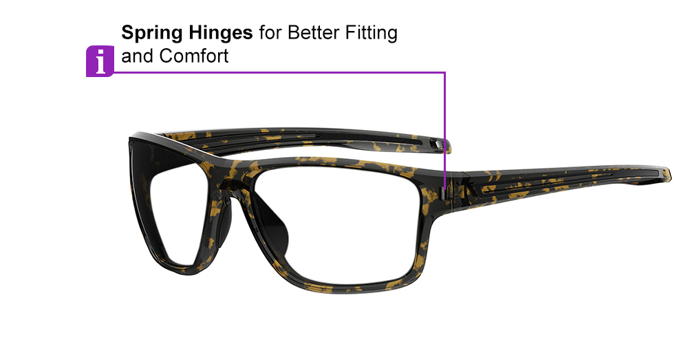 Matrix Chinook Prescription Sports Sunglasses Tortoise For Men and Women - Cycling, Baseball and Running Glasses - Image 4