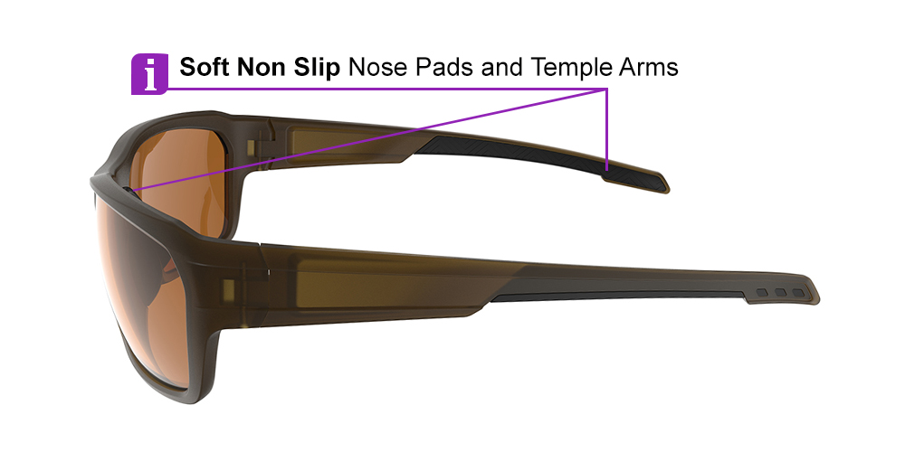 Matrix Ennis Prescription Safety Glasses Brown - ANSI Z87.1 Certified - Construction, Industrial and Tactical Glasses - Image 10