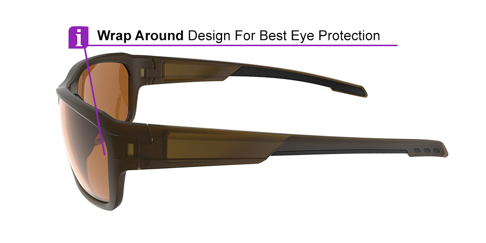 Matrix Ennis Prescription Safety Glasses Brown - ANSI Z87.1 Certified - Construction, Industrial and Tactical Glasses - Image 5