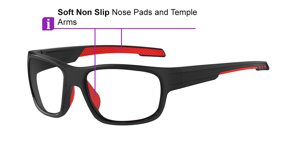 Matrix Anaconda Prescription Safety Glasses Black - ANSI Z87.1 Certified - Construction, Industrial or Tactical Glasses - Image 5