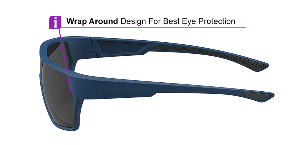 Matrix Belgrade Prescription Safety Glasses Blue - ANSI Z87.1 Certified - Construction, Industrial and Tactical Glasses - Image 6