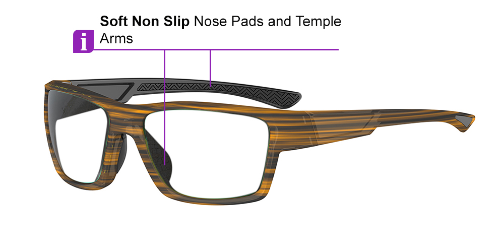 Matrix Marion Prescription Safety Glasses Tortoise - ANSI Z87.1 Certified - Industrial Construction and Tactical Glasses - Image 3