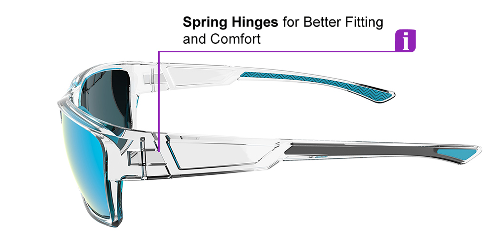 Matrix Marion Prescription Sports Sunglasses Clear For Men and Women - Baseball, Cycling and Running Glasses - Image 7