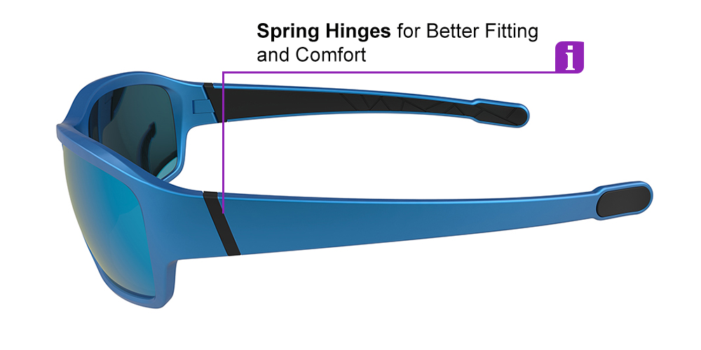 Matrix Sidney Prescription Safety Glasses Blue - ANSI Z87.1 Certified - Industrial, Construction and Tactical Glasses - Image 6