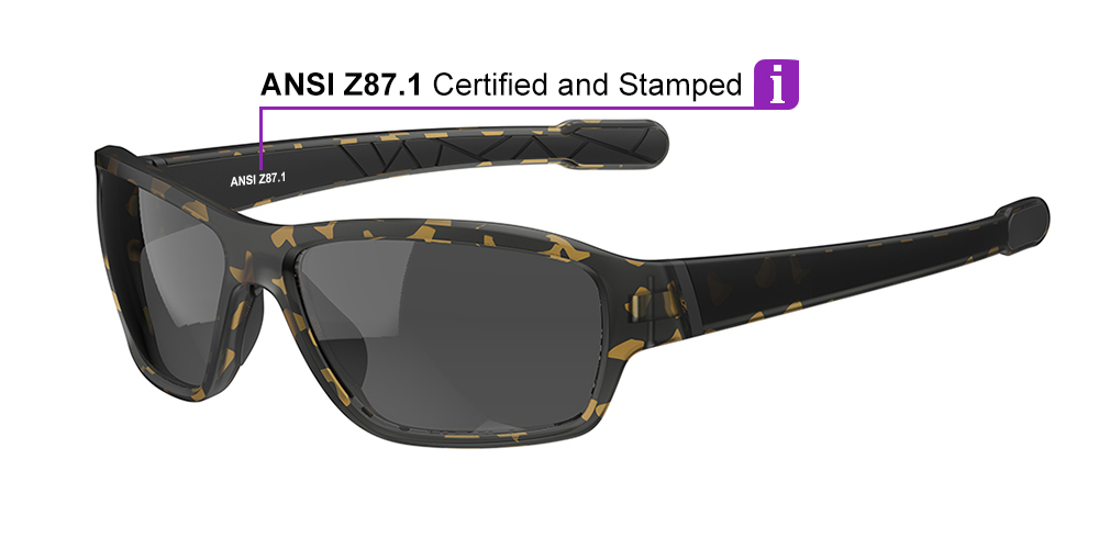 Matrix Sidney Prescription Safety Glasses Tortoise - ANSI Z87.1 Certified - Industrial, Construction and Tactical Glasses - Image 6