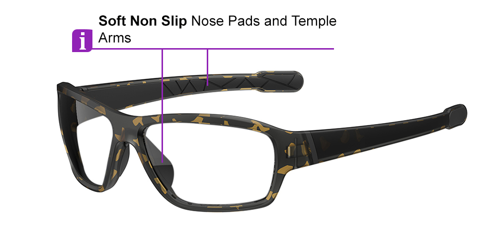 Matrix Sidney Prescription Safety Glasses Tortoise - ANSI Z87.1 Certified - Industrial, Construction and Tactical Glasses - Image 5