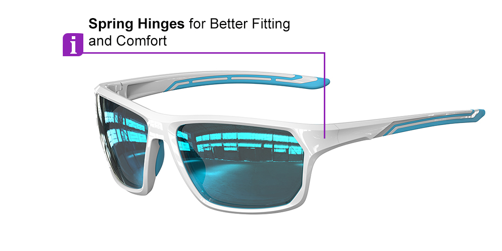 Matrix Upton Prescription Sports Safety Sunglasses White - Cycling, Tennis and Baseball Glasses - Image 9