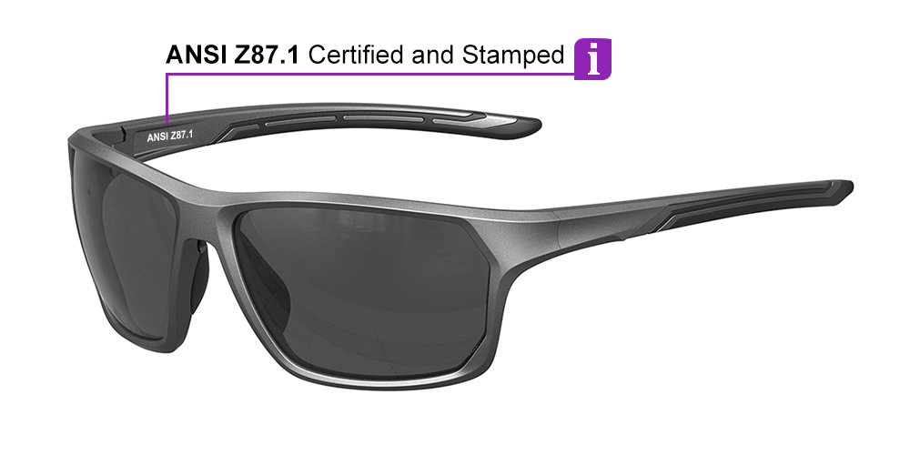 Matrix Upton Prescription Safety Glasses Silver - ANSI Z87.1 Certified - Construction, Industrial or Tactical Glasses - Image 5