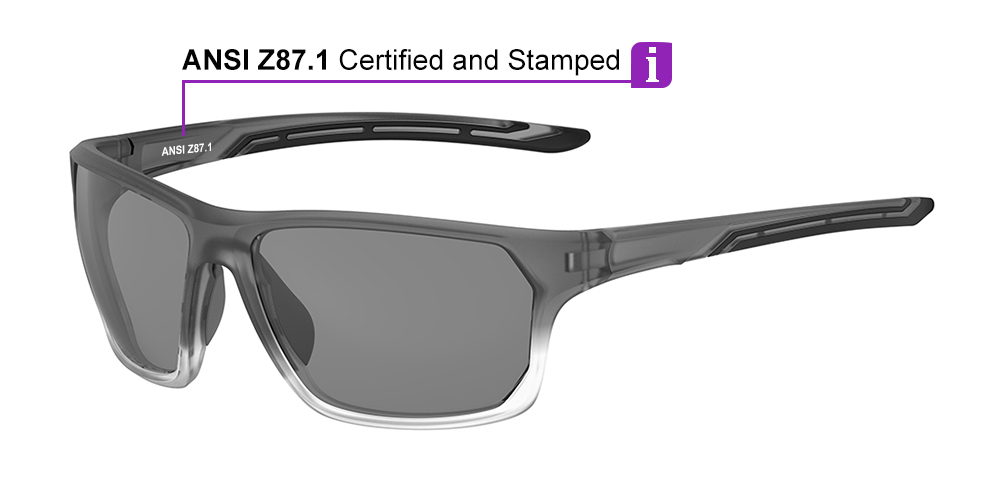 Matrix Upton Prescription Sports Safety Sunglasses Grey - Cycling, Tennis and Baseball Glasses - Image 9