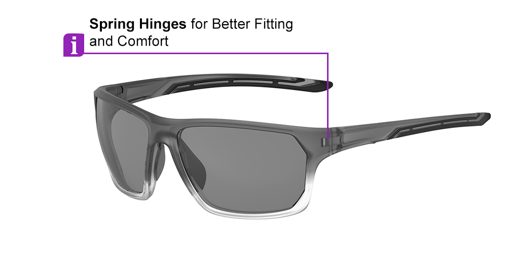 Matrix Upton Prescription Sports Safety Sunglasses Grey - Cycling, Tennis and Baseball Glasses - Image 7