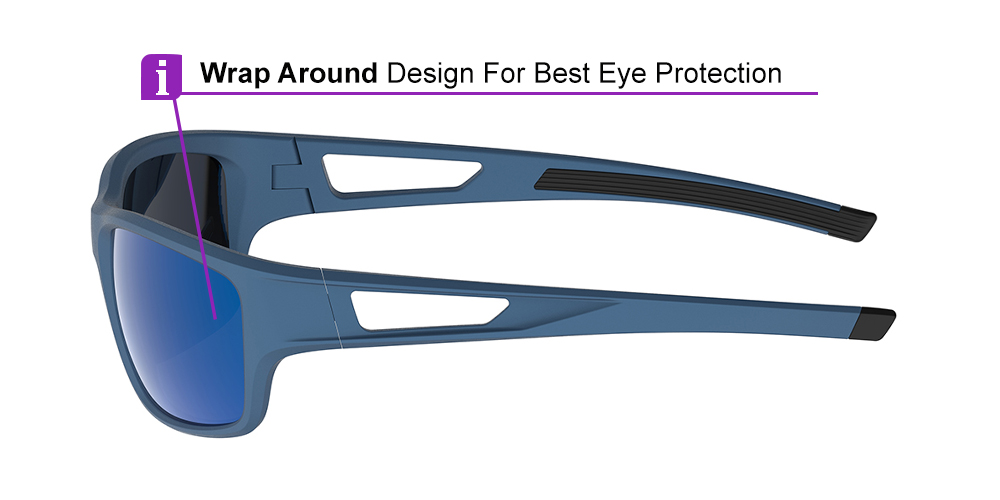 Matrix Salem Prescription Safety Glasses Blue - ANSI Z87.1 Certified - Construction, Industrial or Tactical Glasses - Image 6