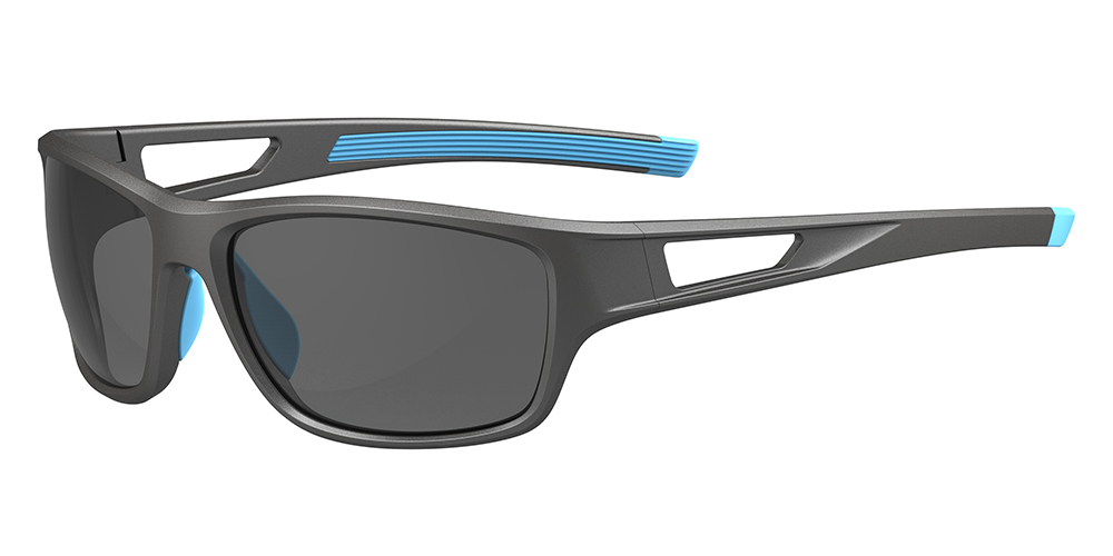 Matrix Salem Prescription Sports Safety Sunglasses Black Blue For Men and Women - Cycling, Running and Baseball Glasses - Image 2