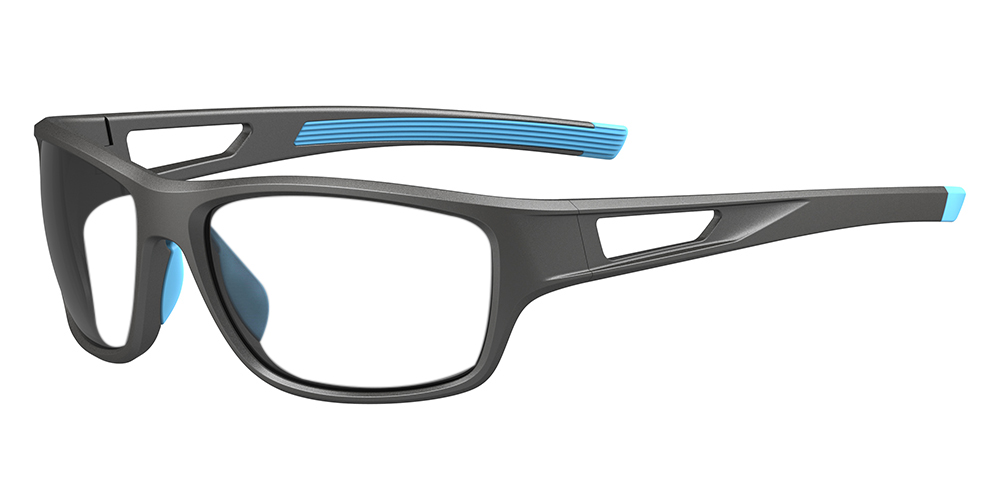 Matrix Salem Prescription Sports Safety Sunglasses Black Blue For Men and Women - Cycling, Running and Baseball Glasses - Image 3