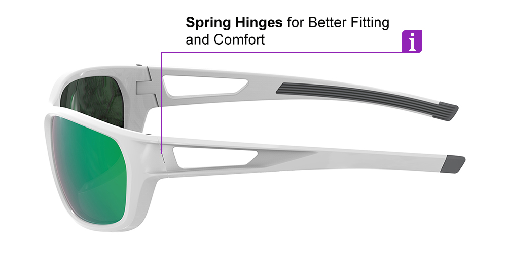 Matrix Denton Prescription Sports Sunglasses For Men and Women Clear - Cycling, Running and Baseball Glasses - Image 4