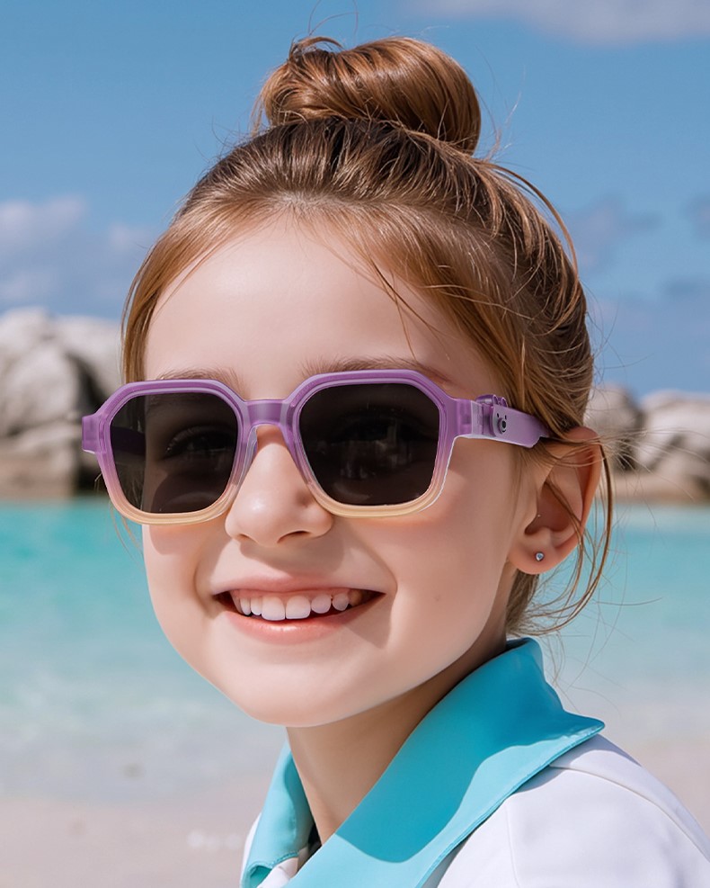 Sophia Blue RX Glasses For Youth - Kids Friendly Impact Resistant   - Boys and Girls Prescription Eyeglasses - Image 3