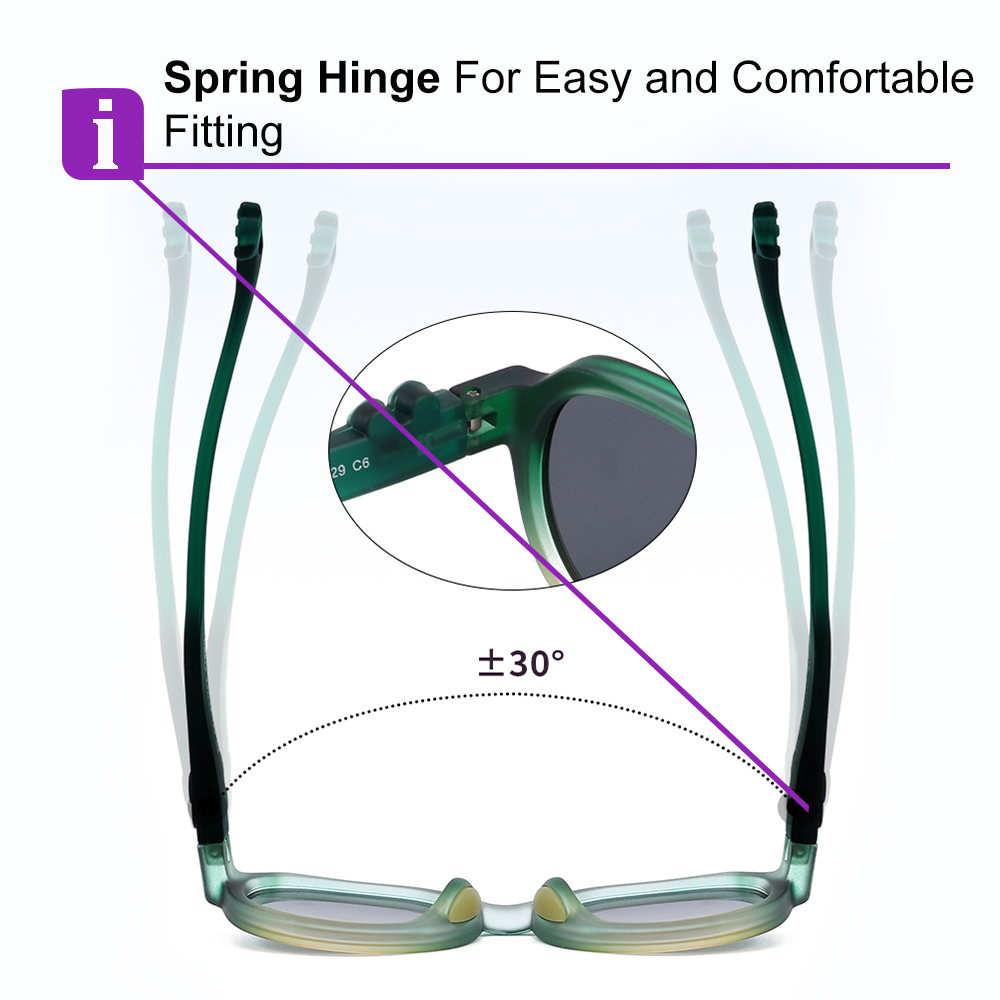 Emma Purple RX Glasses For Youth - Kids Friendly Impact Resistant   - Boys and Girls Prescription Eyeglasses - Image 5