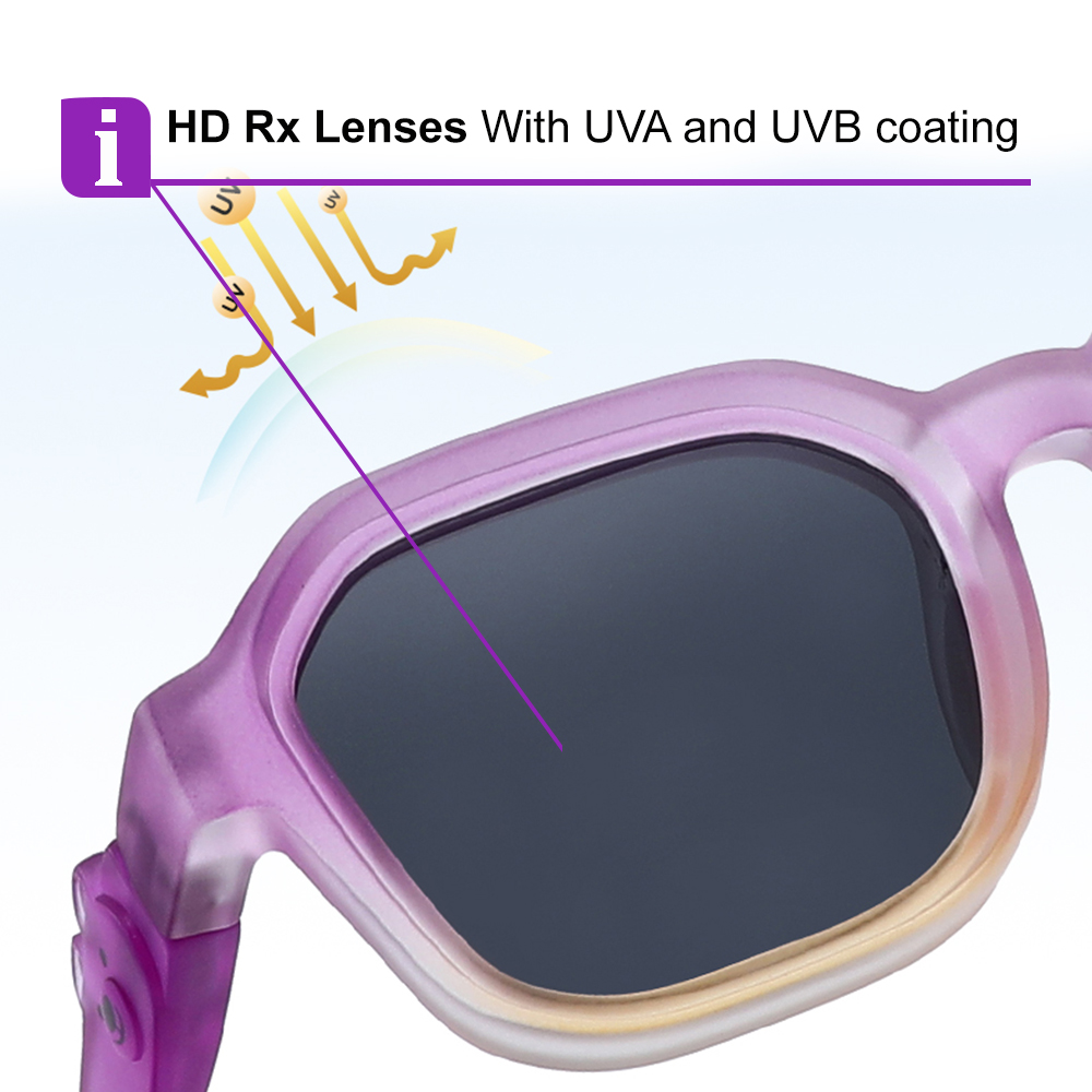 Sophia Black RX Glasses For Youth - Kids Friendly Impact Resistant   - Boys and Girls Prescription Eyeglasses - Image 6