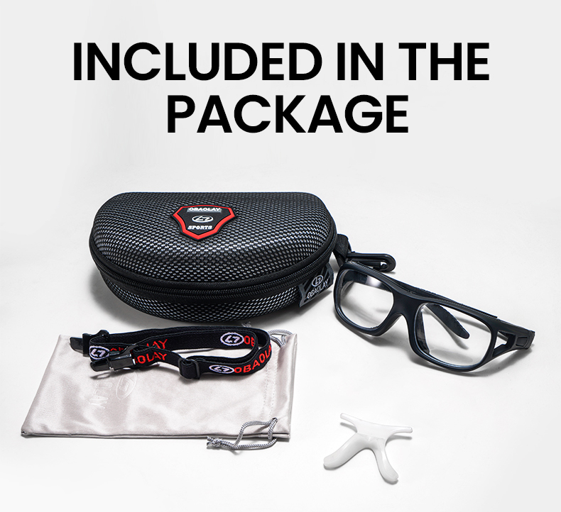 Atlas Prescription Sports Goggles White - Interchangeable temple arms and headband - Soccer, Basketball, Baseball Glasses - Image 6