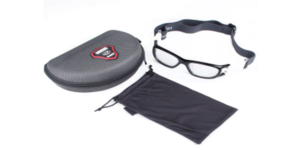Alberta Clear Prescription Sports Goggles - Interchangeable temple arms and headband - Soccer, Basketball, Baseball - Image 2