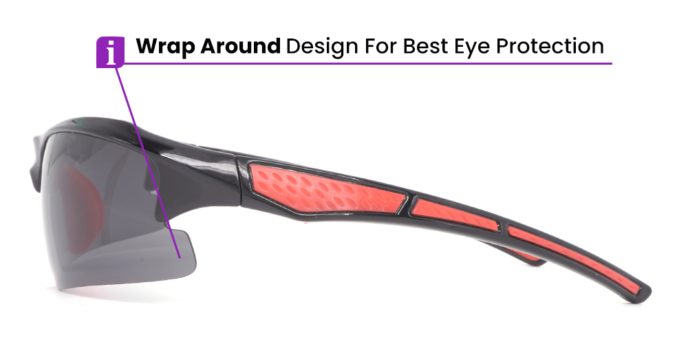 Carleton Prescription Sports Glasses - Polarized or Transition Lenses - Jogging, Fishing Cycling or Motorcycle Sunglasses - Image 6