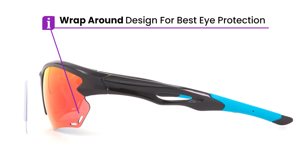 Albert Prescription Sports Sunglasses - Cycling, Baseball and Jogging Glasses - Tinted, Polarized or Transition Lenses - Image 8