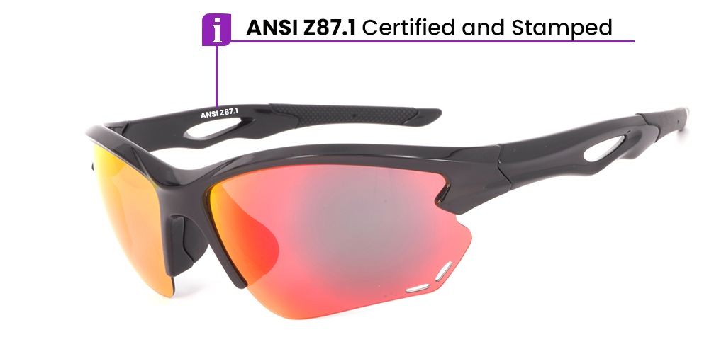 Shasta Prescription Sports Sunglasses - Cycling, Baseball and Jogging Glasses - Tinted, Polarized or Transition Lenses - Image 11